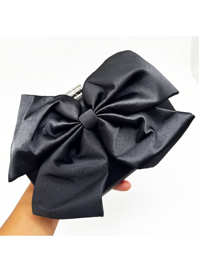 She satin bow Clutch - Image 3